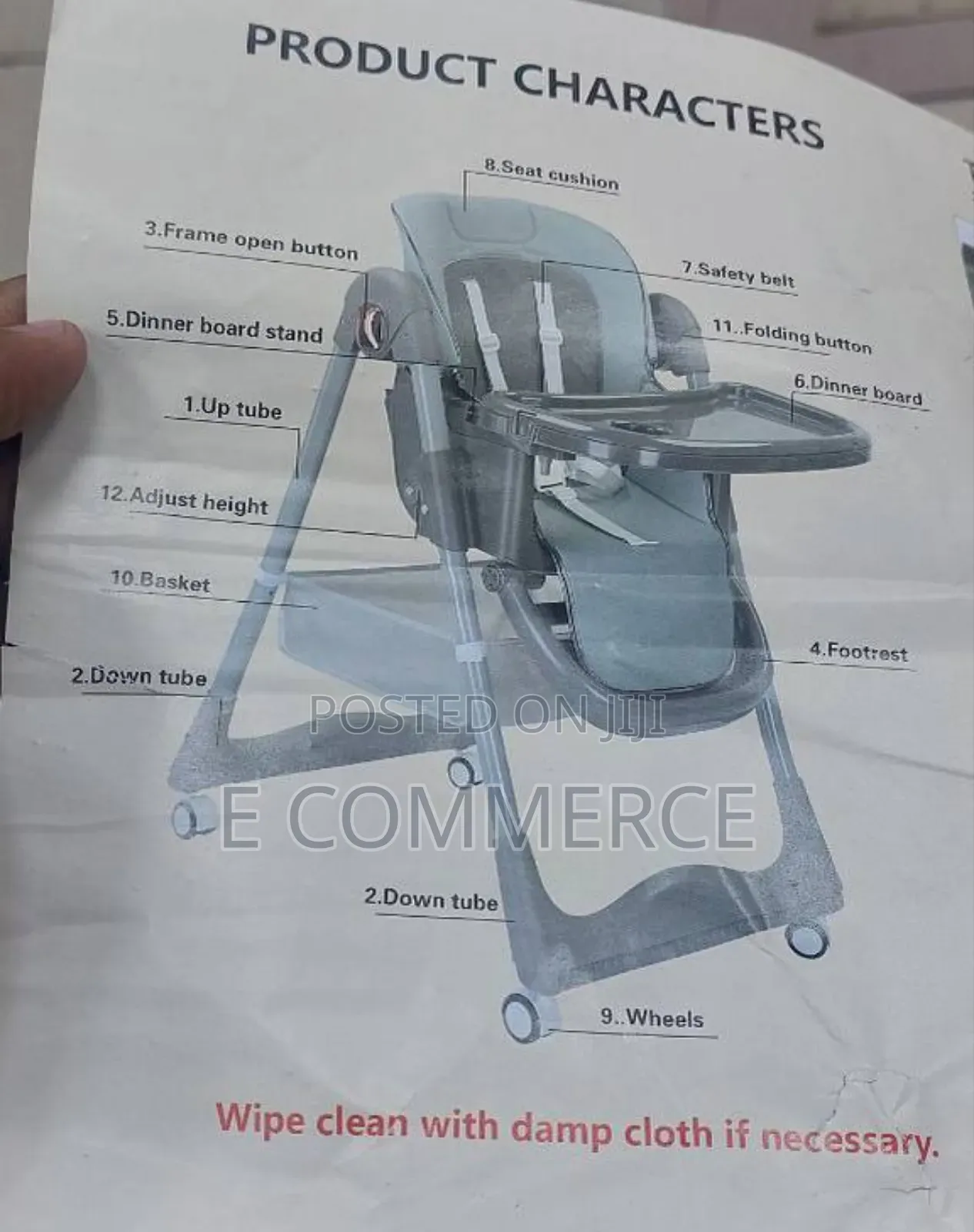 Multifunction Baby Feeding Chair 
Foldable High Chair