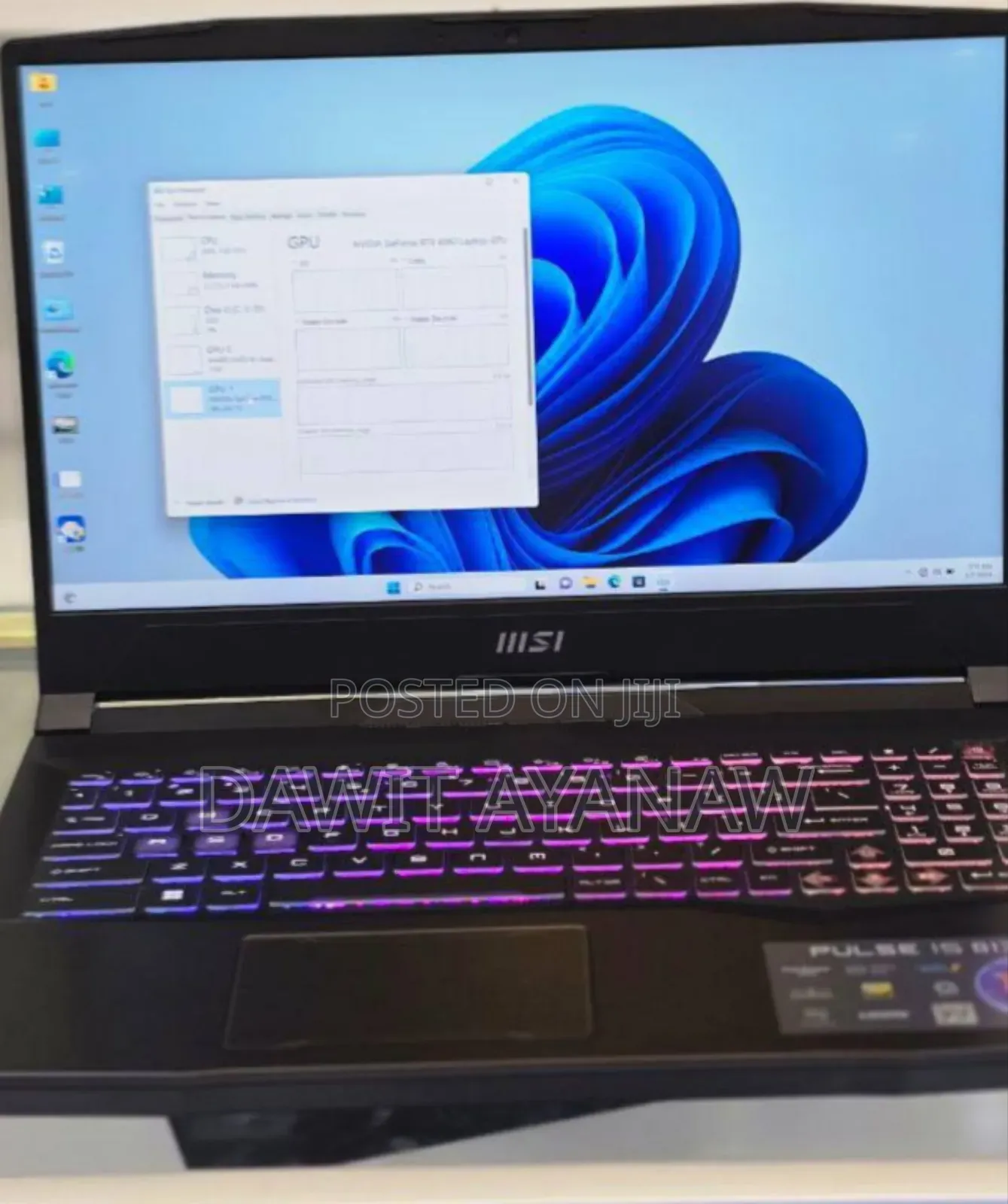 New Laptop MSI GF63 16GB Intel Core I7 SSD 1T