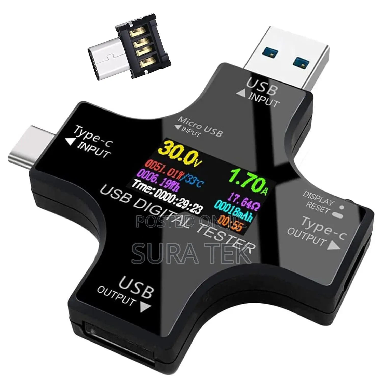 Digital Usb Volt Amp Meter