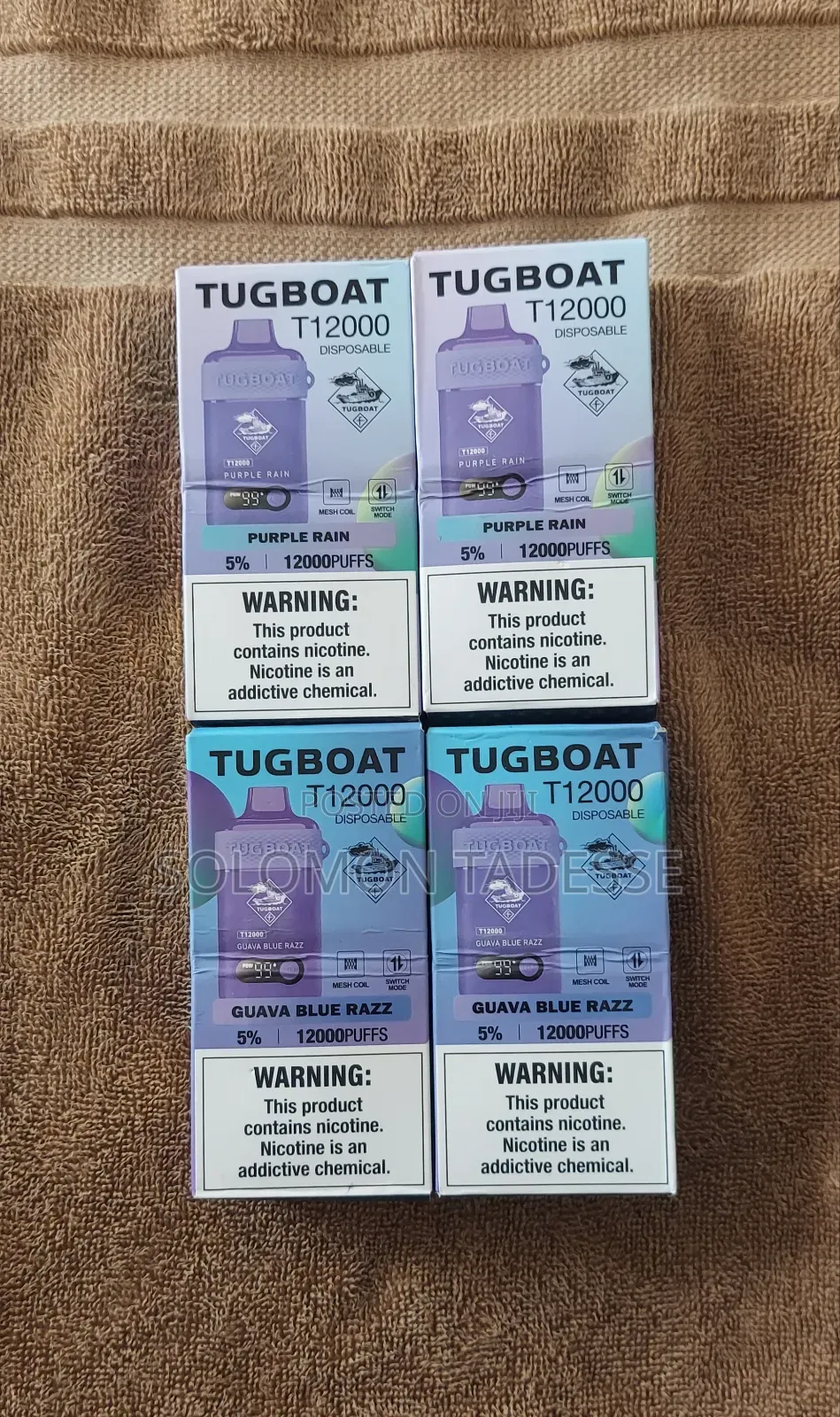 Vape Tugbot 12kpuff Grape Flover