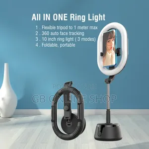 Photo - All in One Ring Light 360° የሚዞር ፊታችን በማየት Photo የሚያነሳ