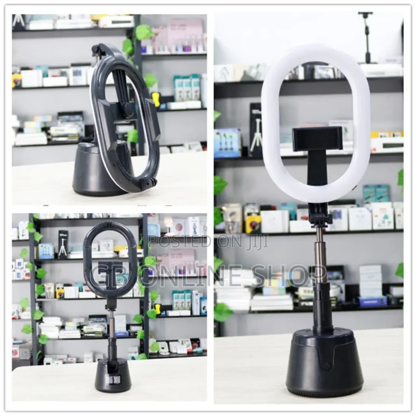 All in One Ring Light 360° የሚዞር ፊታችን በማየት Photo የሚያነሳ