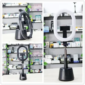 All in One Ring Light 360° የሚዞር ፊታችን በማየት Photo የሚያነሳ