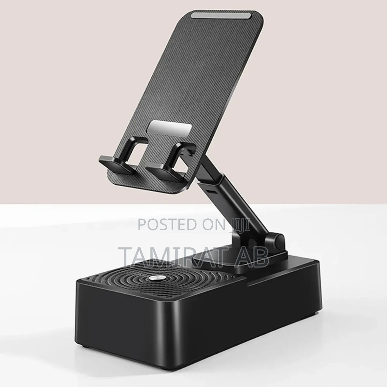 Foldable Smartphone Desktop Stand With Built-in Speaker
