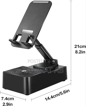 Foldable Smartphone Desktop Stand With Built-in Speaker