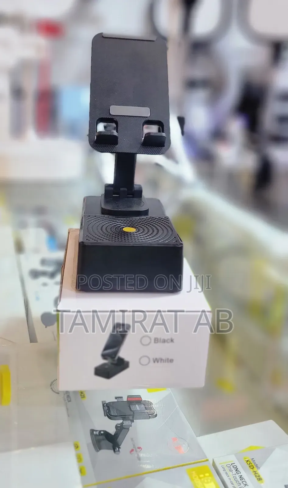 Foldable Smartphone Desktop Stand With Built-in Speaker