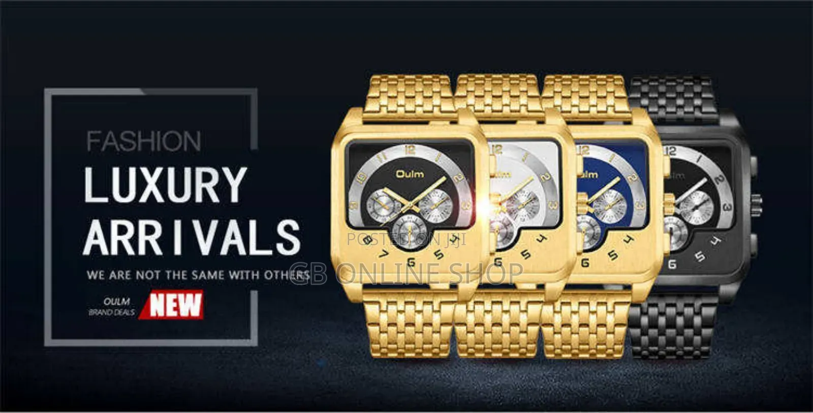 OULM 9463 Brand Men Luminous Watches S