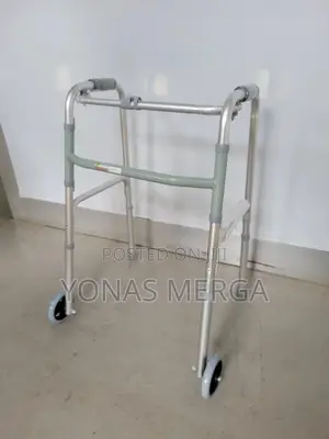 Photo - Aluminum Light Weight Folding Walker for Adults and Patients