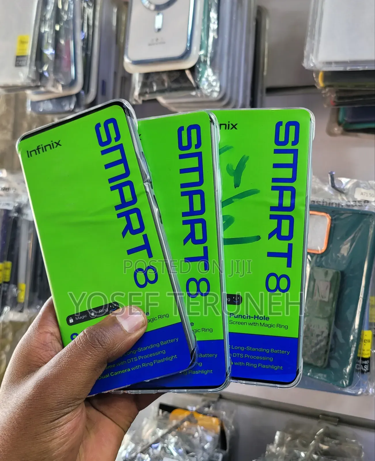 New Infinix Smart 8 64 GB Black