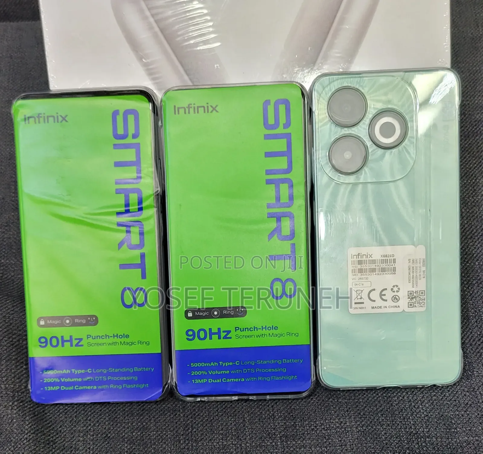 New Infinix Smart 8 64 GB Black