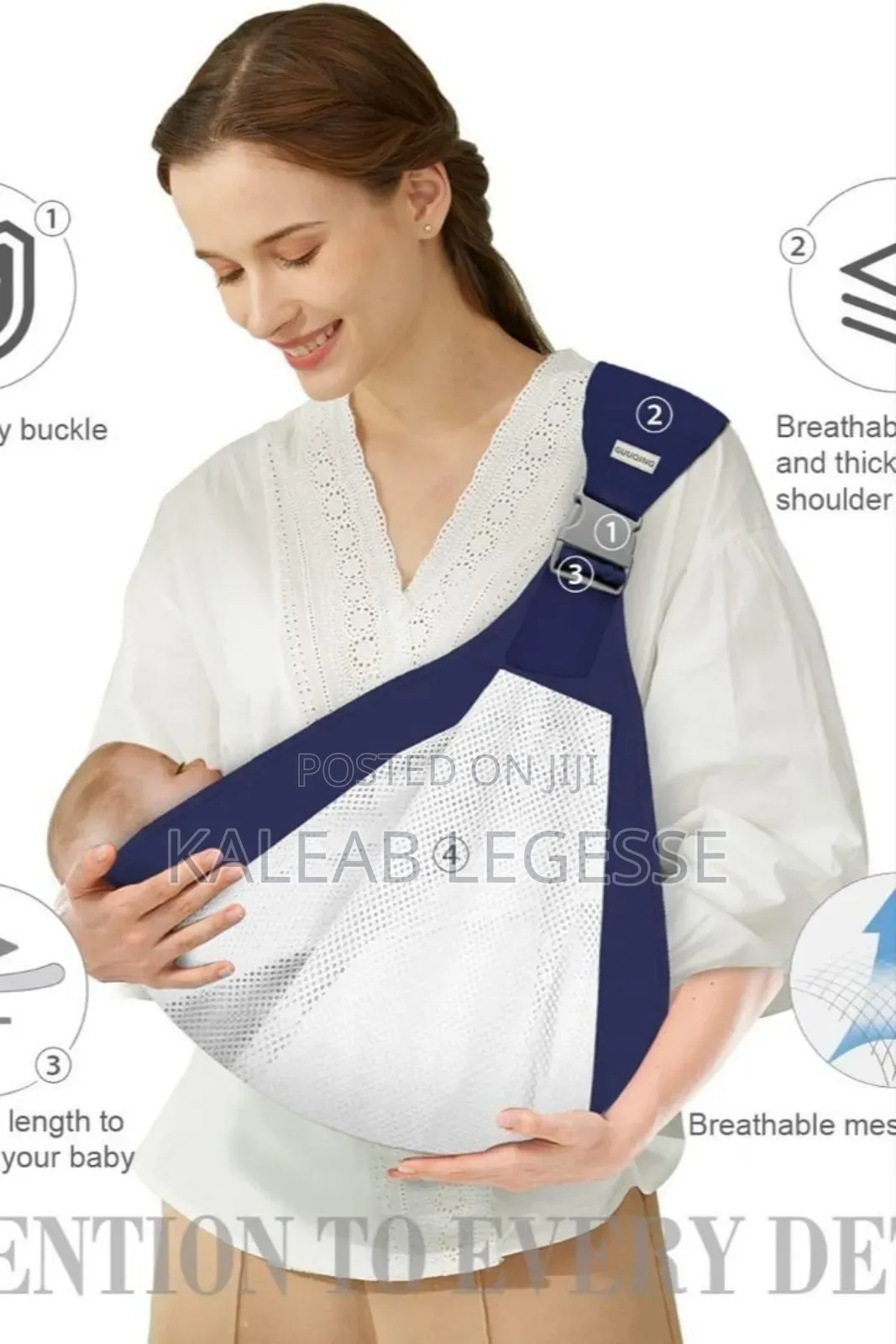 Baby CARRIER WRAP (ቀለል ያለ ማዘያ)