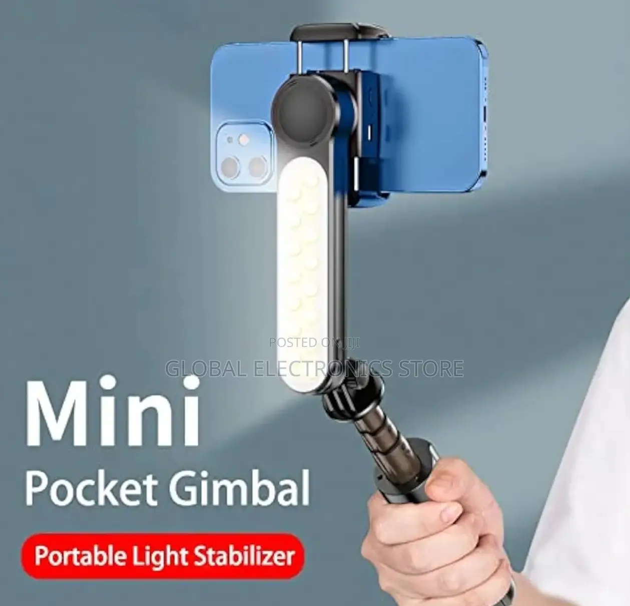 Mini Gimbal Stabilizer With Fill Light