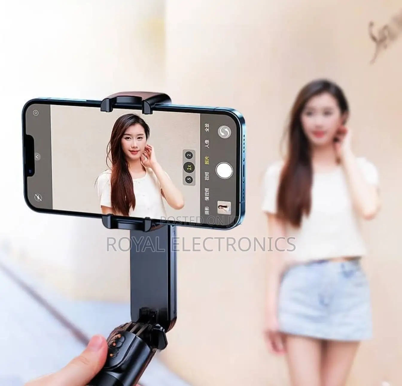 Original Handheld Gimbal Stabilizer With Fill Light Tripod