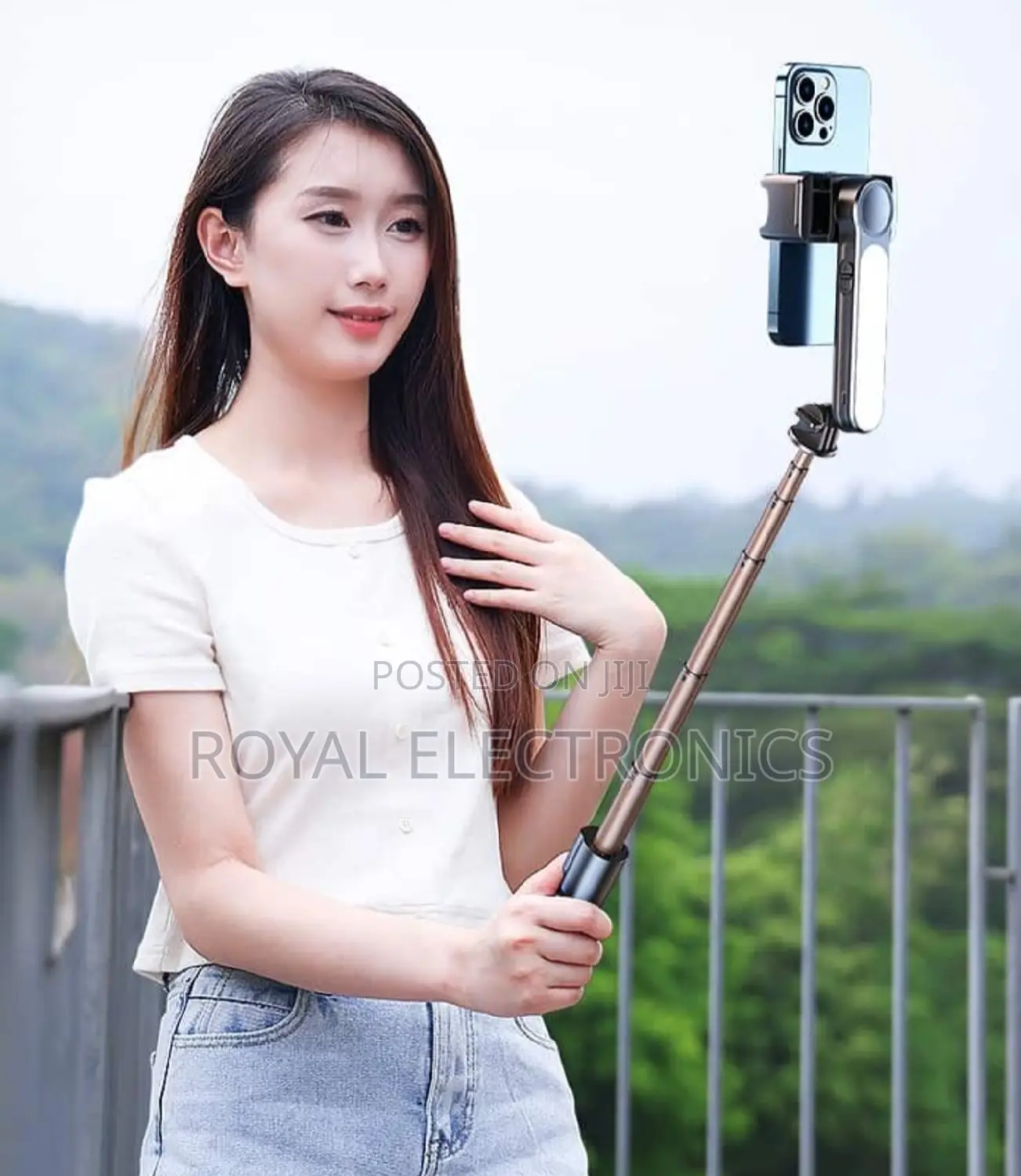Original Handheld Gimbal Stabilizer With Fill Light Tripod