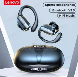 Photo - Lenovo TWS Waterproof LCD Display Noise Reduction Earbuds