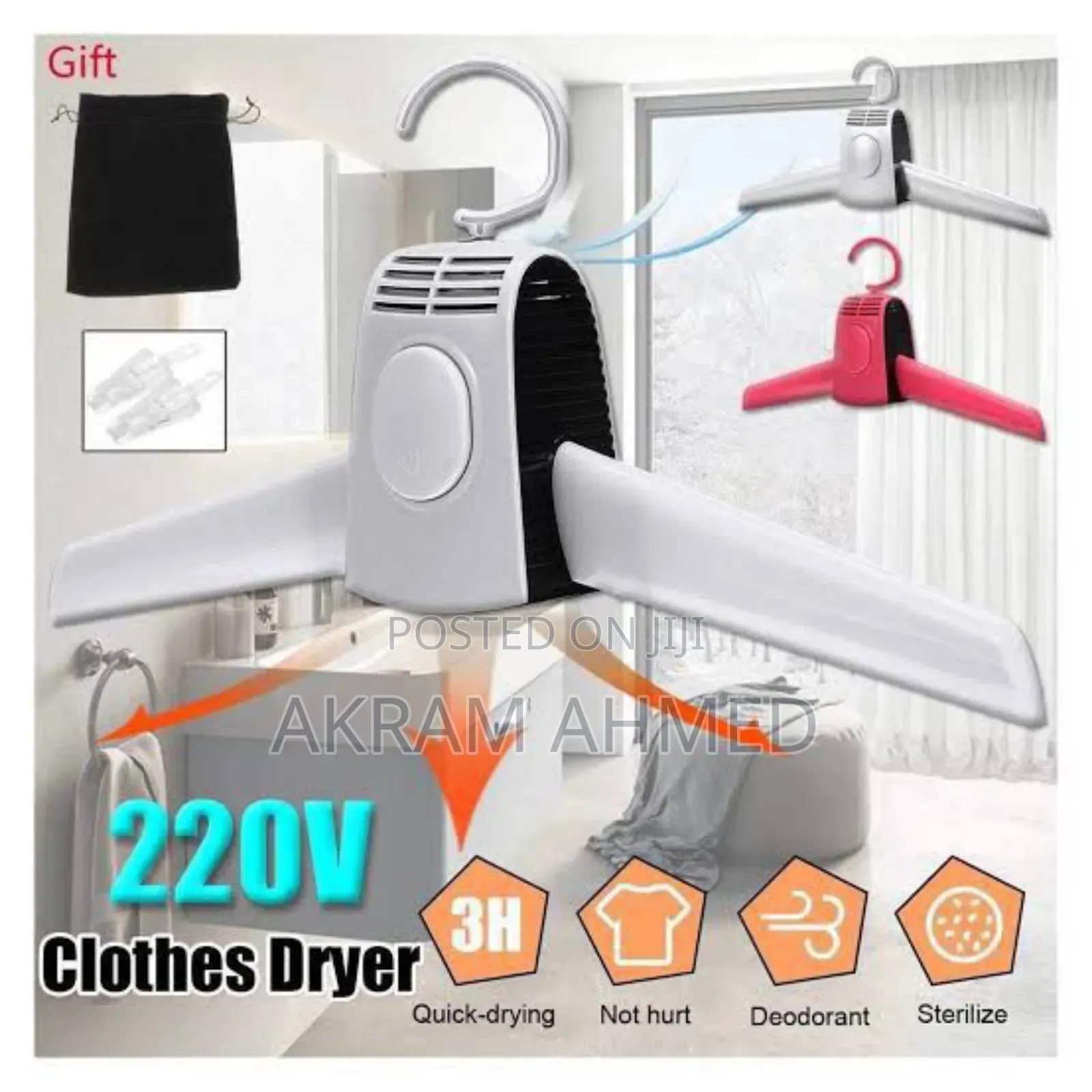 Portable Cloths and Shoes Dryer