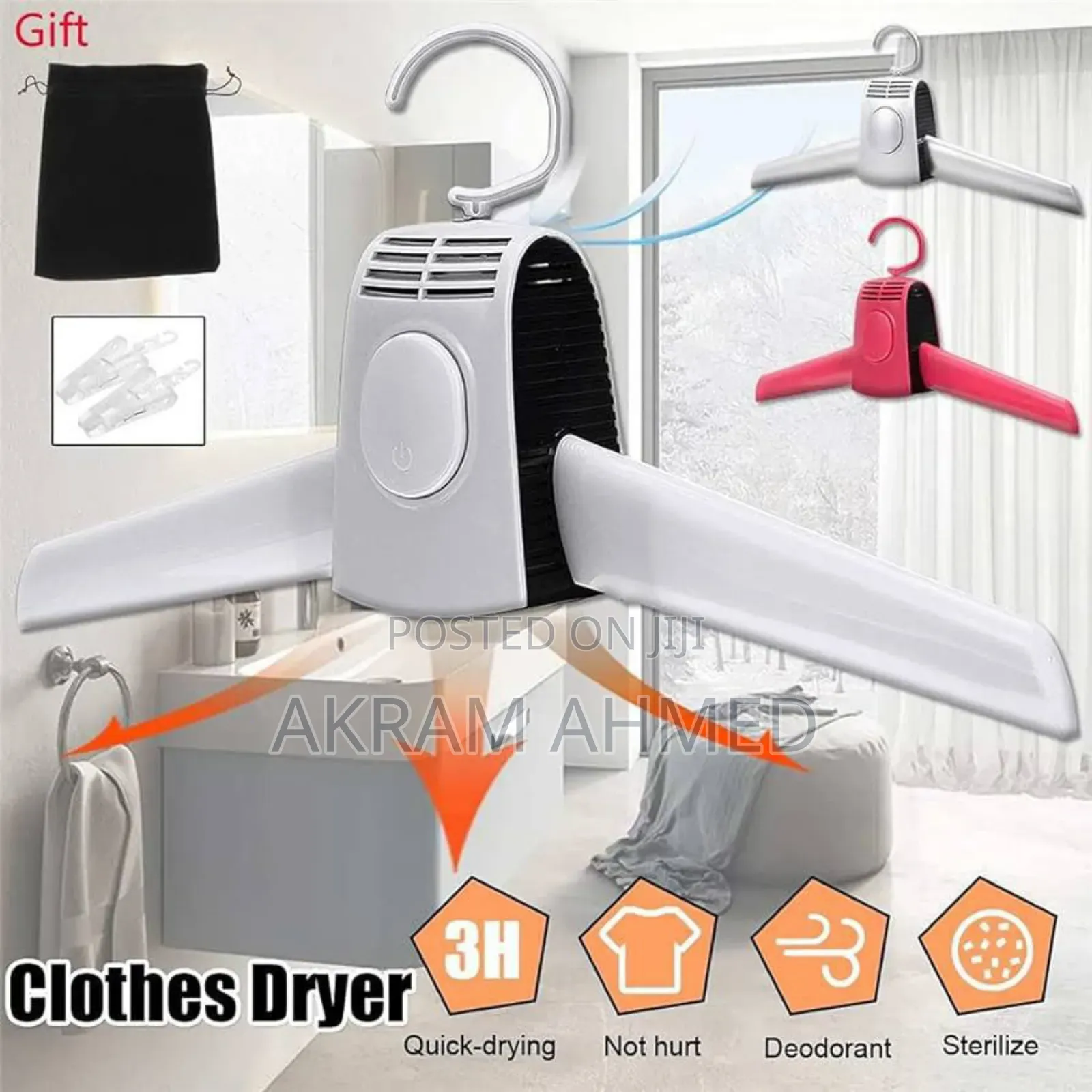 Portable Cloths and Shoes Dryer