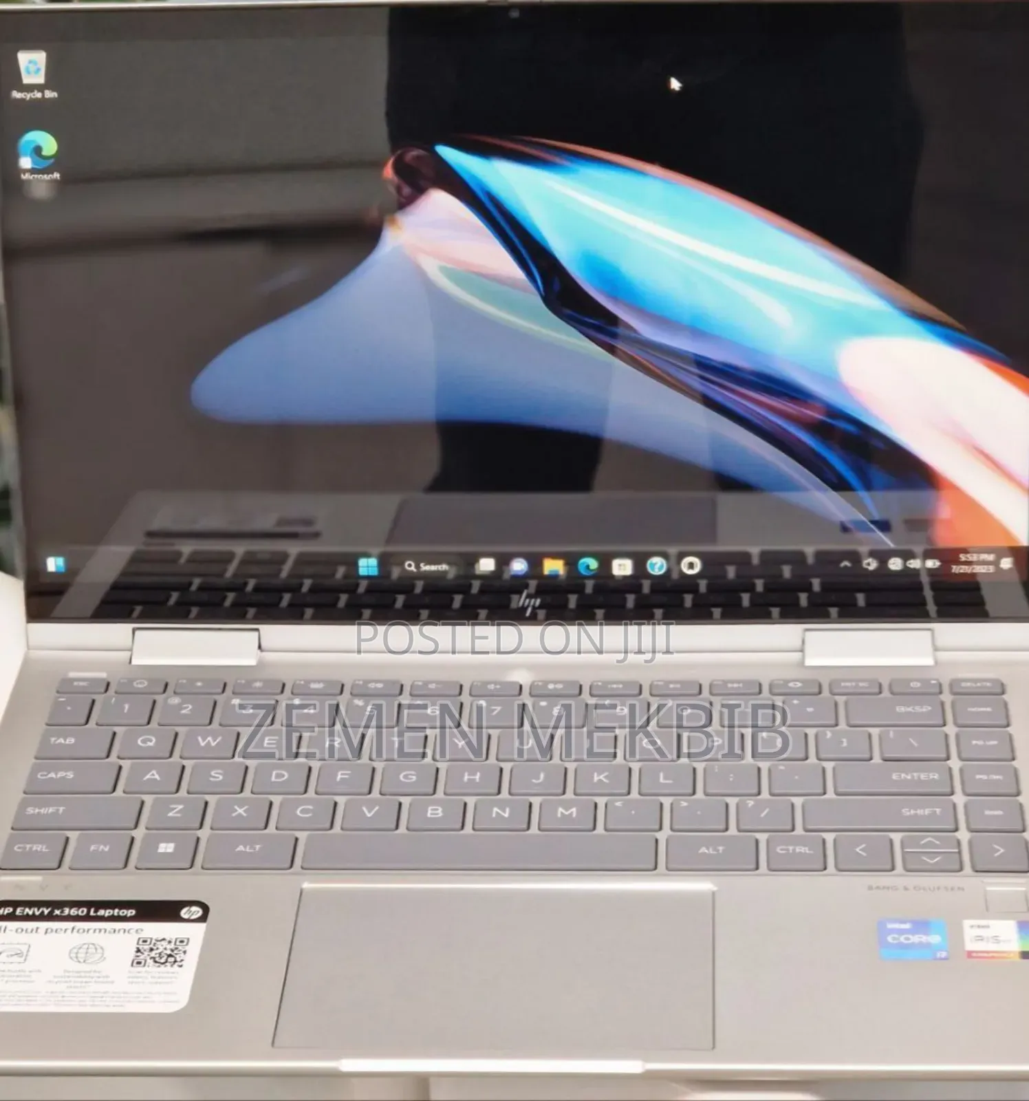 New Laptop HP Envy X360 16GB Intel Core I7 SSD 512GB