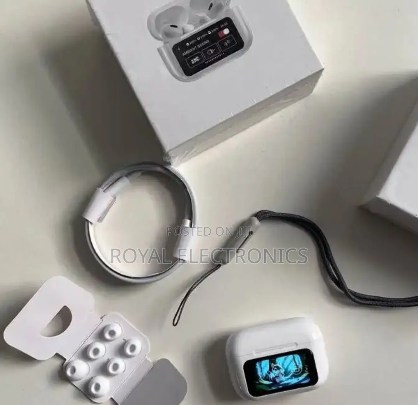 Original Earbuds With Active Noise Cancellation and Display