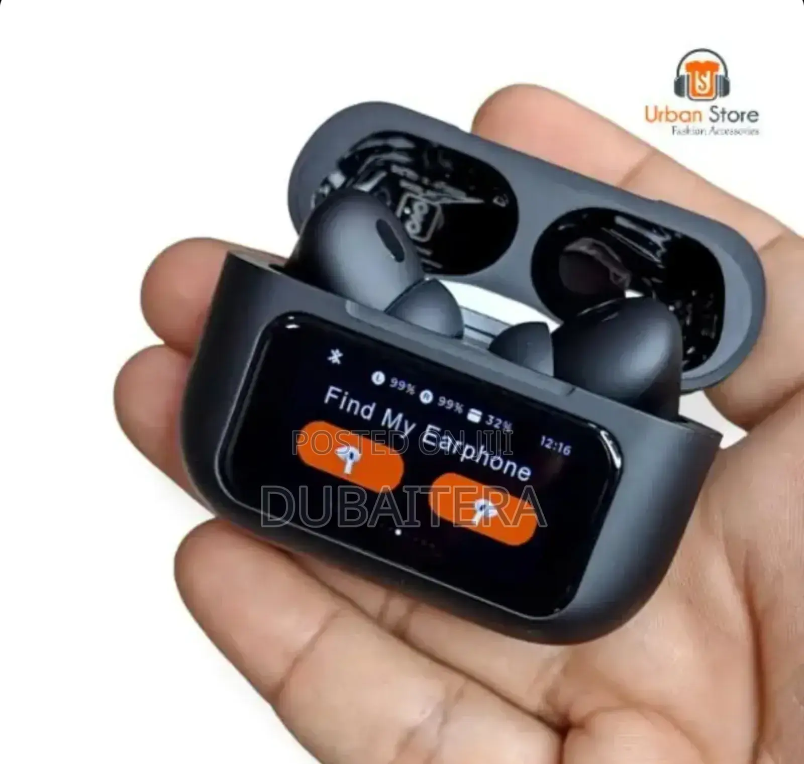 Premium Sound Quality Earbuds With Display and ANC + ENC