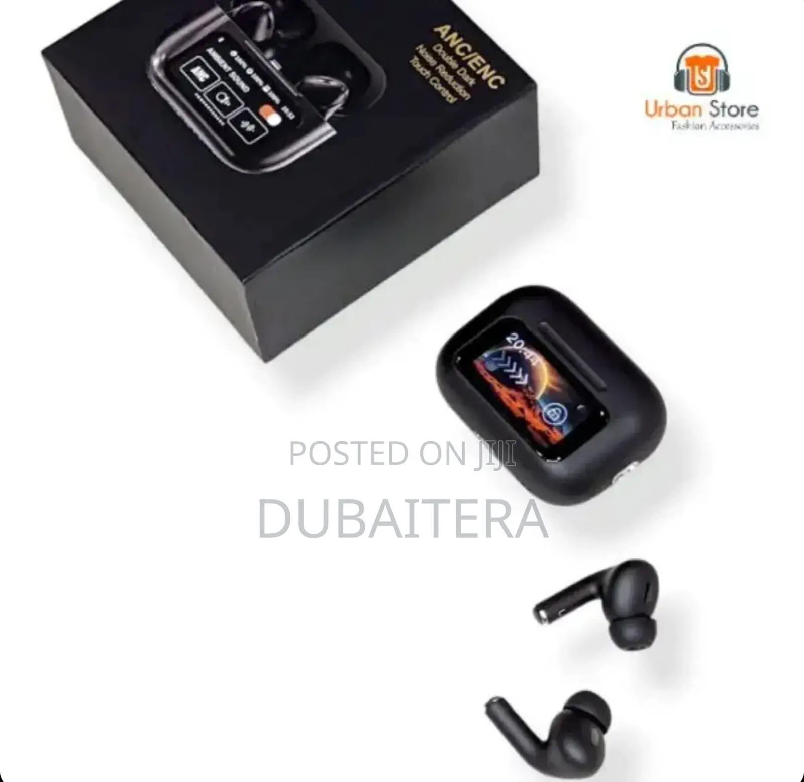 Premium Sound Quality Earbuds With Display and ANC + ENC