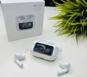 LED Touch Screen Earbuds in Ear ANC + ENC Noise Cancelling