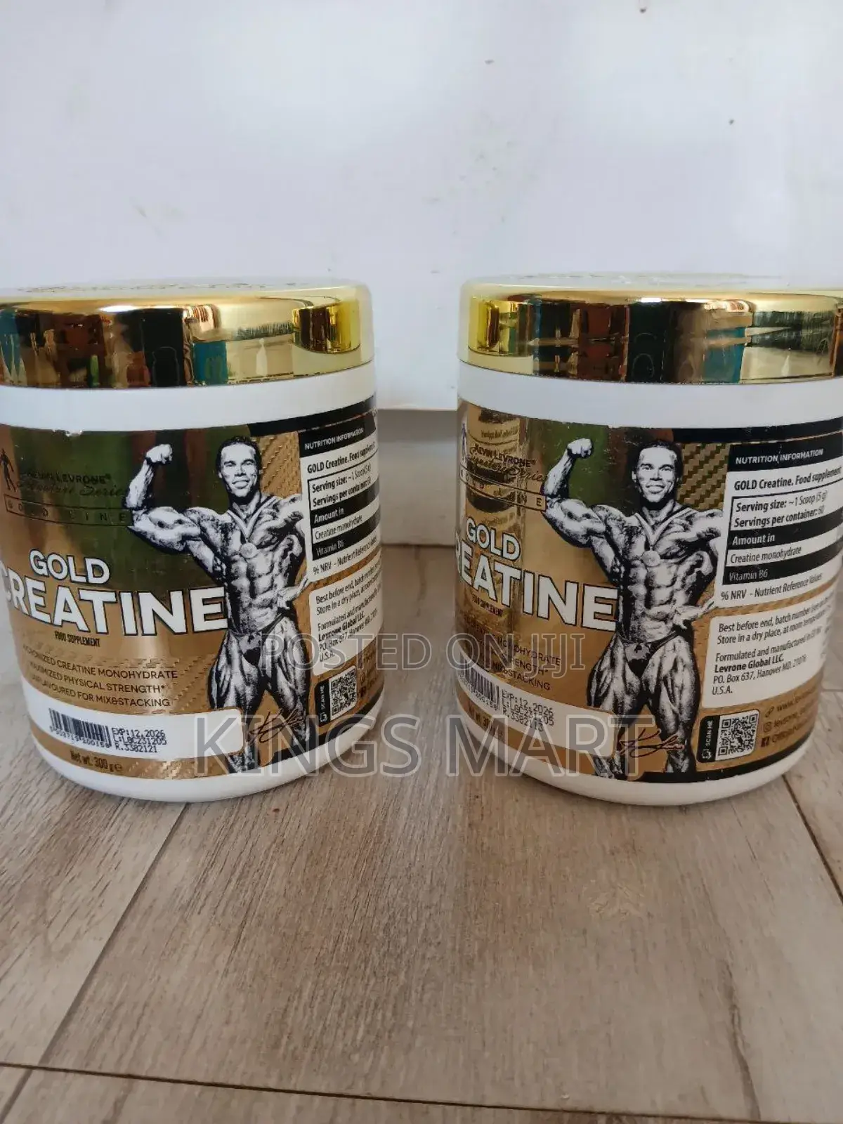 Creatine Monohydrate Gold Kevine Levrone 60 Serving