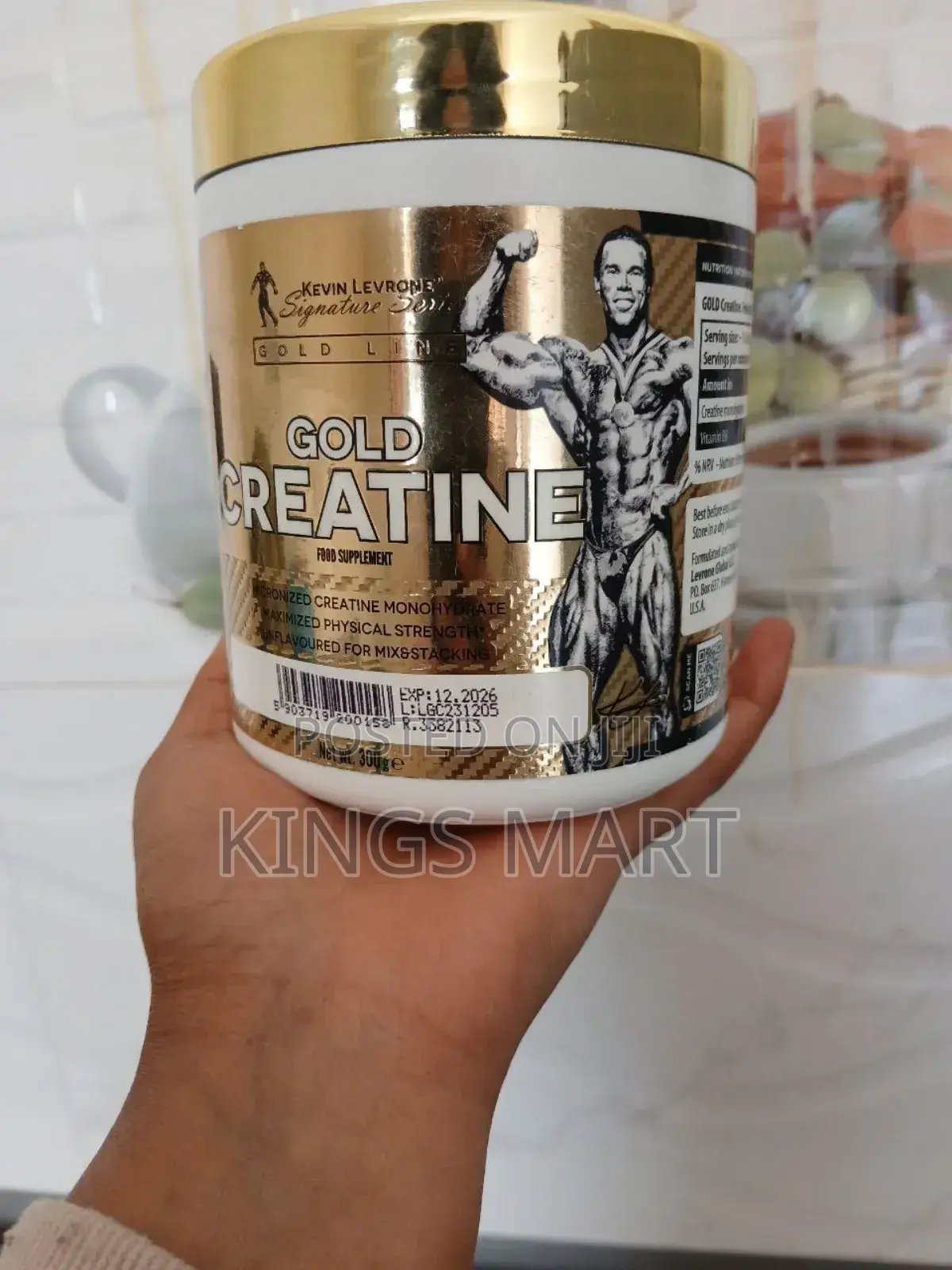 Creatine Monohydrate 2 Month Supply(Gold Kevine Levrone)