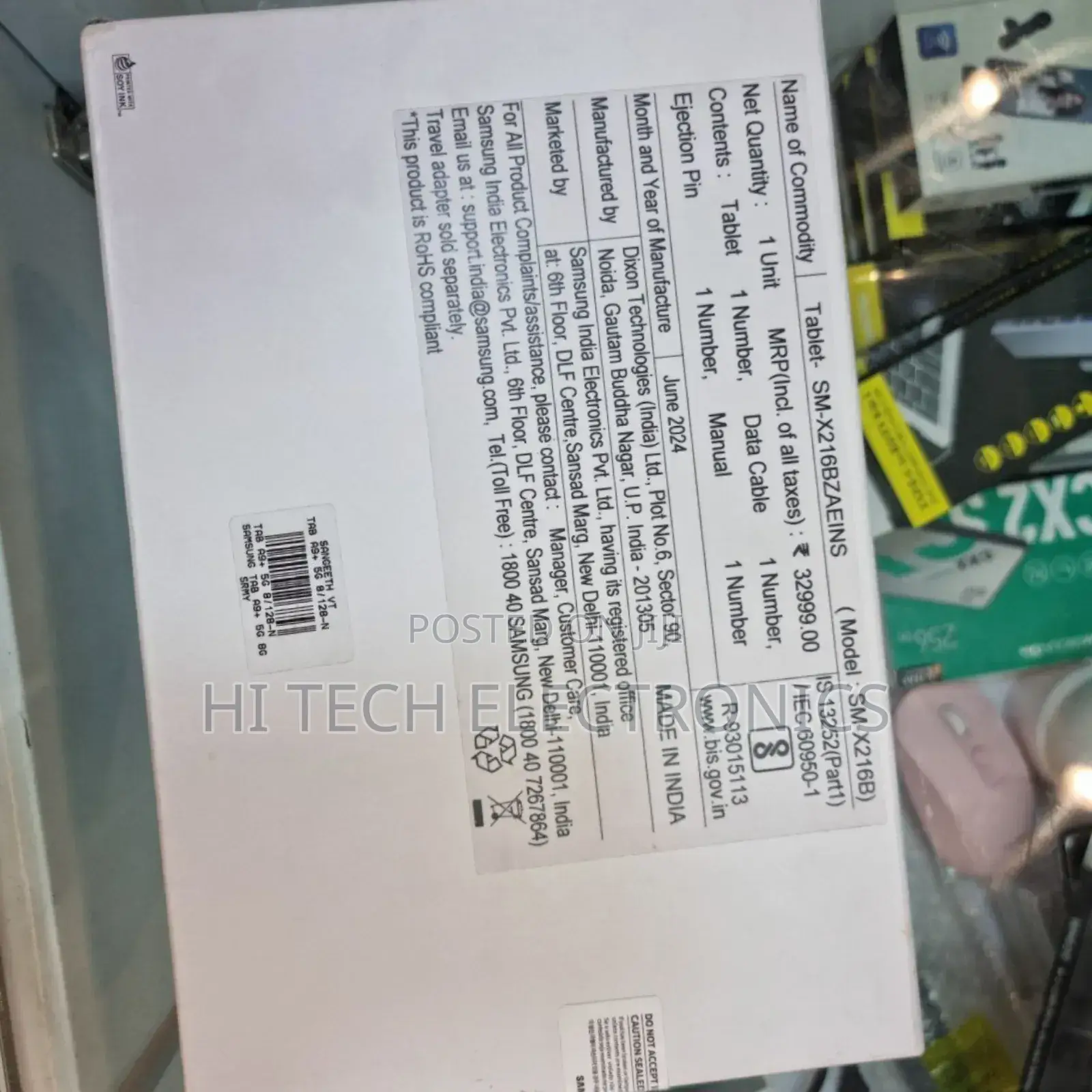 New Samsung Galaxy Tab A9 128 GB Black