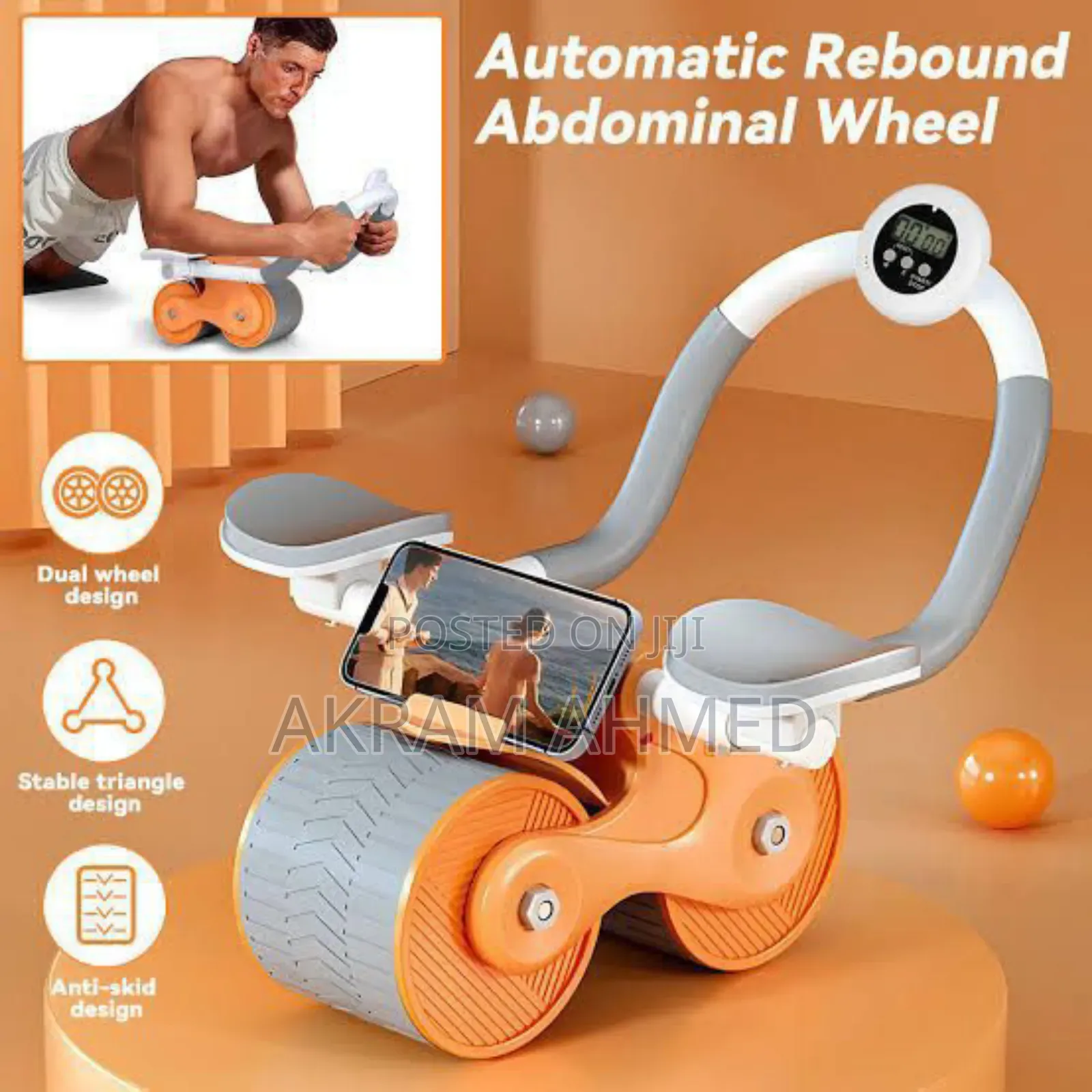 Ab Exerciser Rebound Wheel