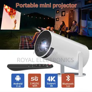 ለአያያዝ እና ለአጠቃቀም አመቺ የሆነ Smart Projector (Max 120 Inch)