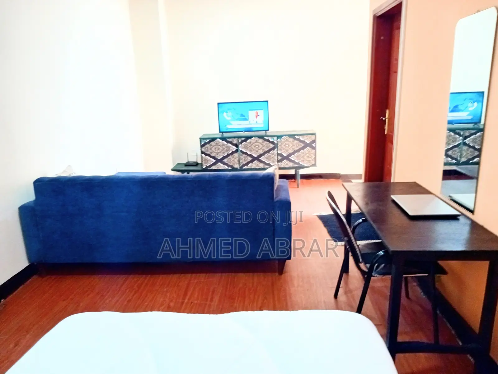Furnished 1bdrm Apartment in Rema Building, Nifas Silk-Lafto for rent