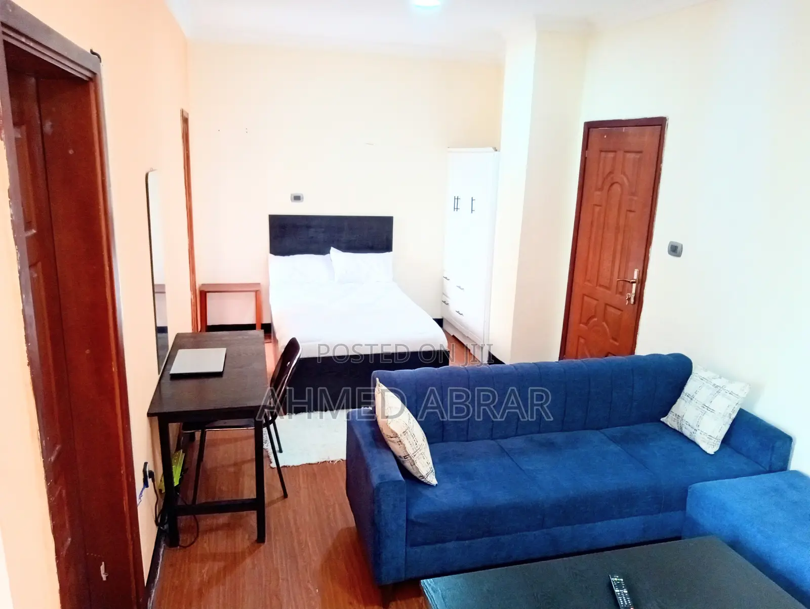 Furnished 1bdrm Apartment in Rema Building, Nifas Silk-Lafto for rent