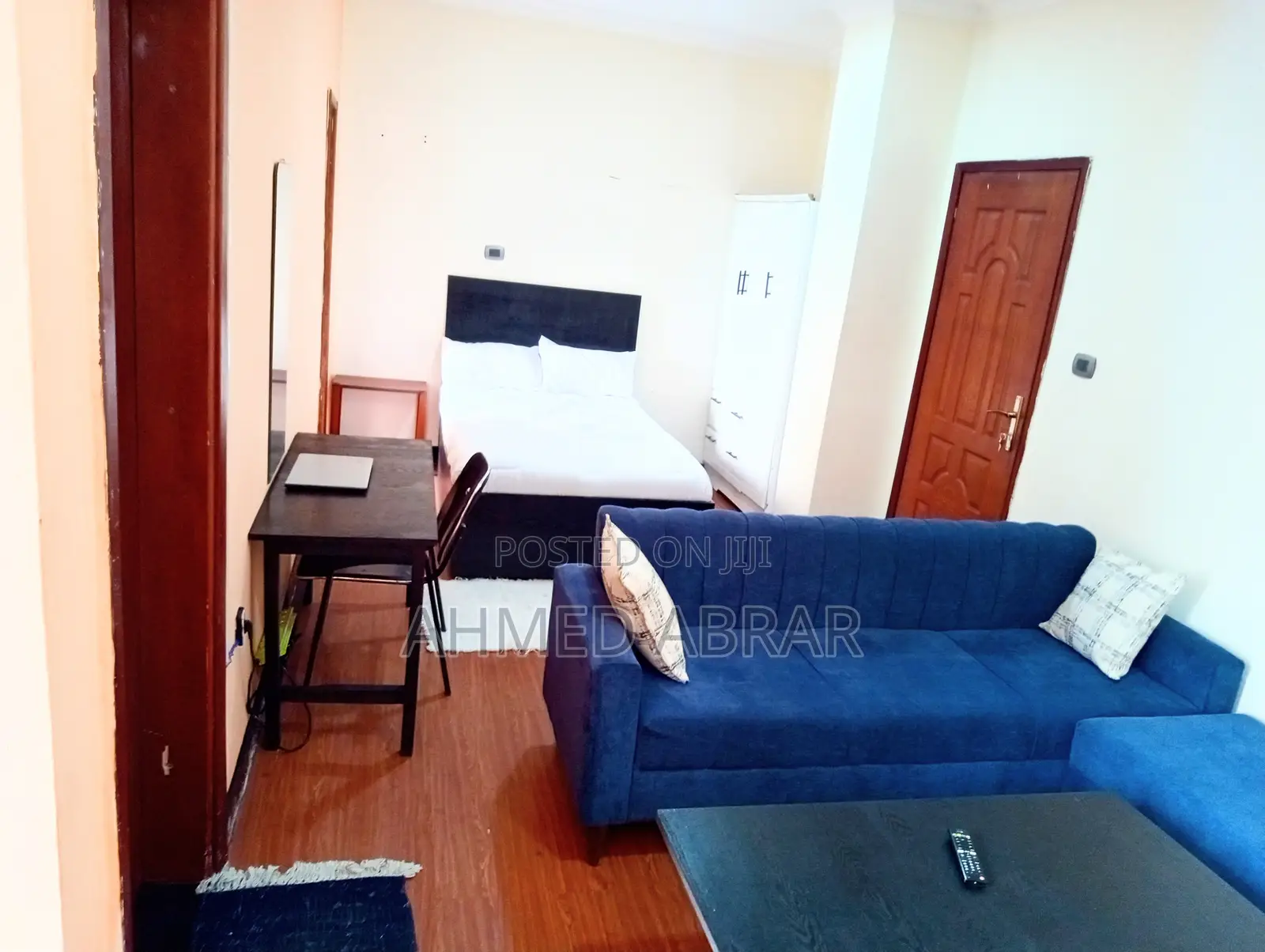 Furnished 1bdrm Apartment in Rema Building, Nifas Silk-Lafto for rent