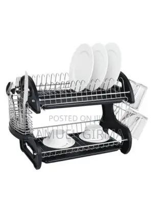 2 Layer Dish Drainer Rack