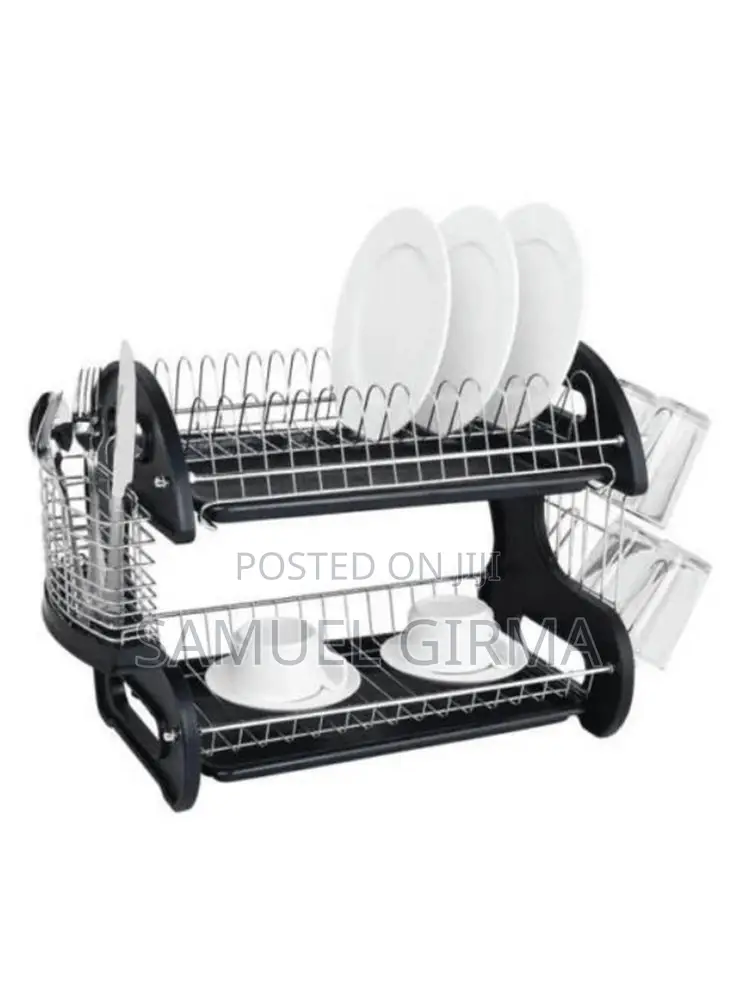 2 Layer Dish Drainer Rack