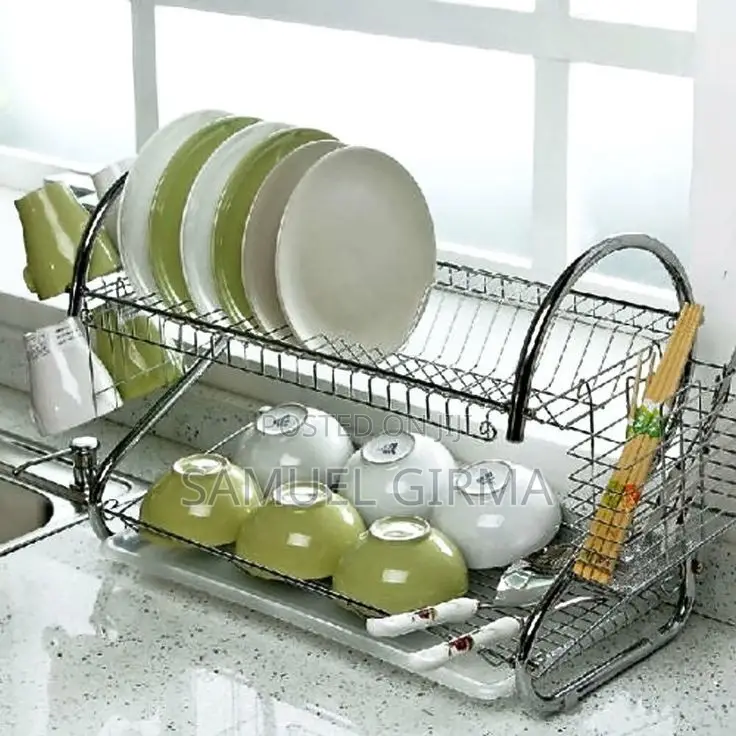 2 Layer Dish Drainer Rack