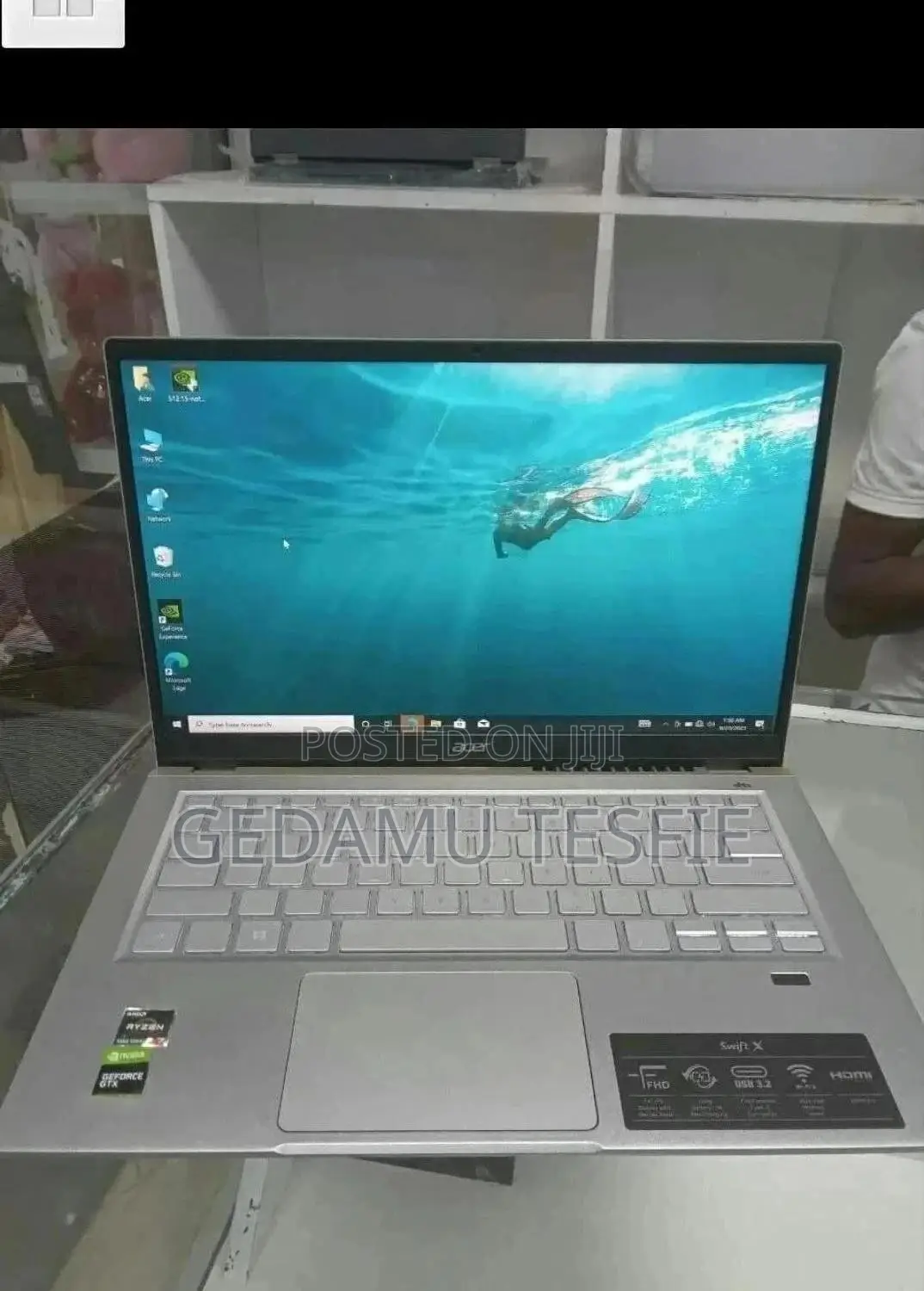 New Laptop HP 16GB SSD 512GB