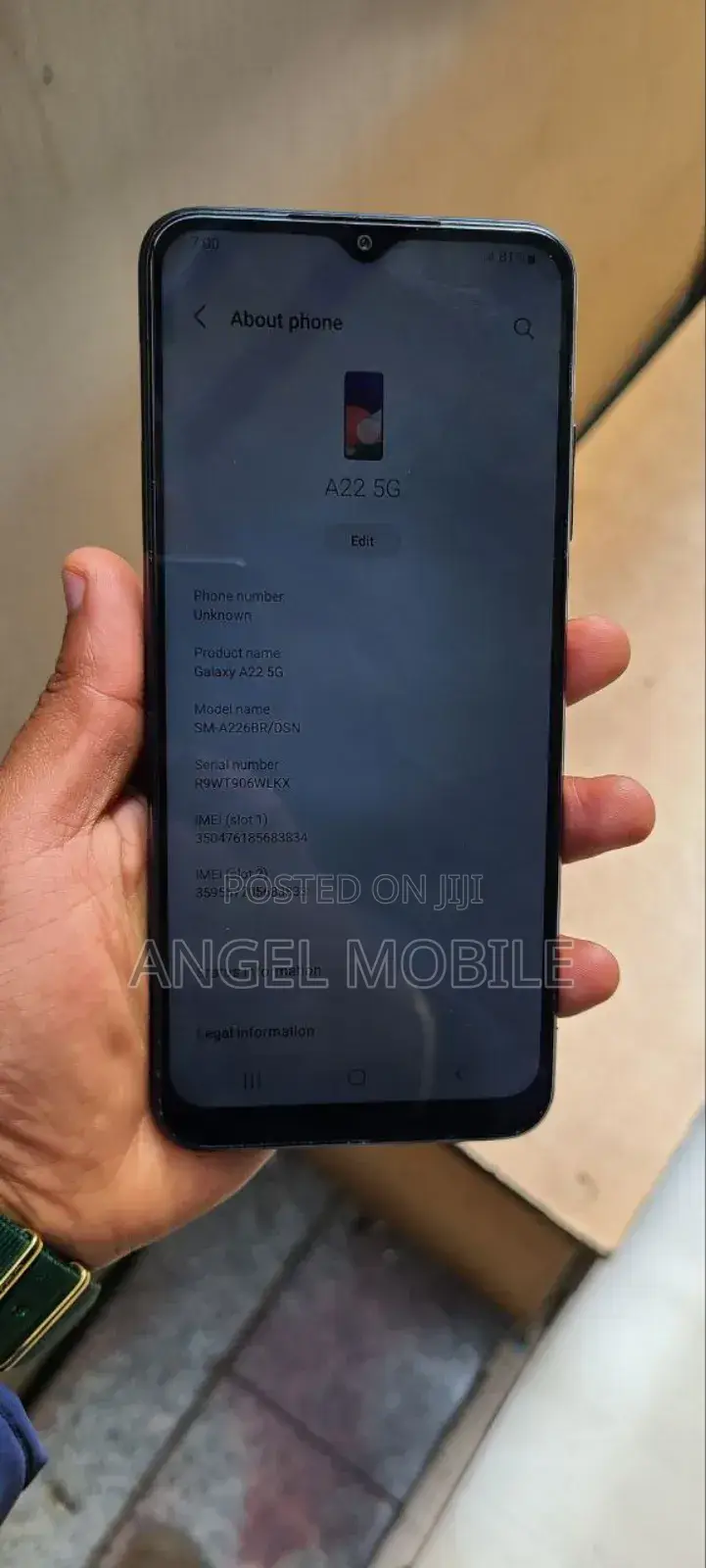 Samsung Galaxy A22 5G 128 GB Black