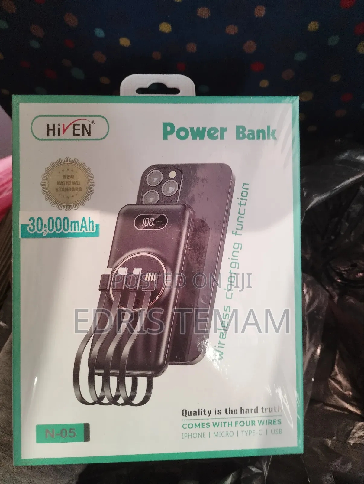 Hiven Power Bank 30,000 Mah