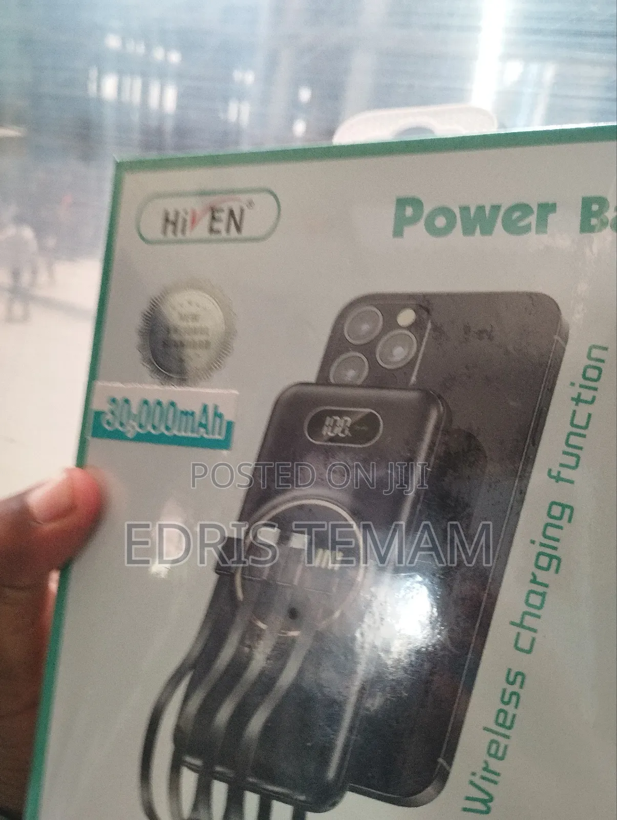 Hiven Power Bank 30,000 Mah With Fast Charging