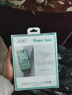 Hiven Power Bank 30,000 Mah for Charging Without Worry