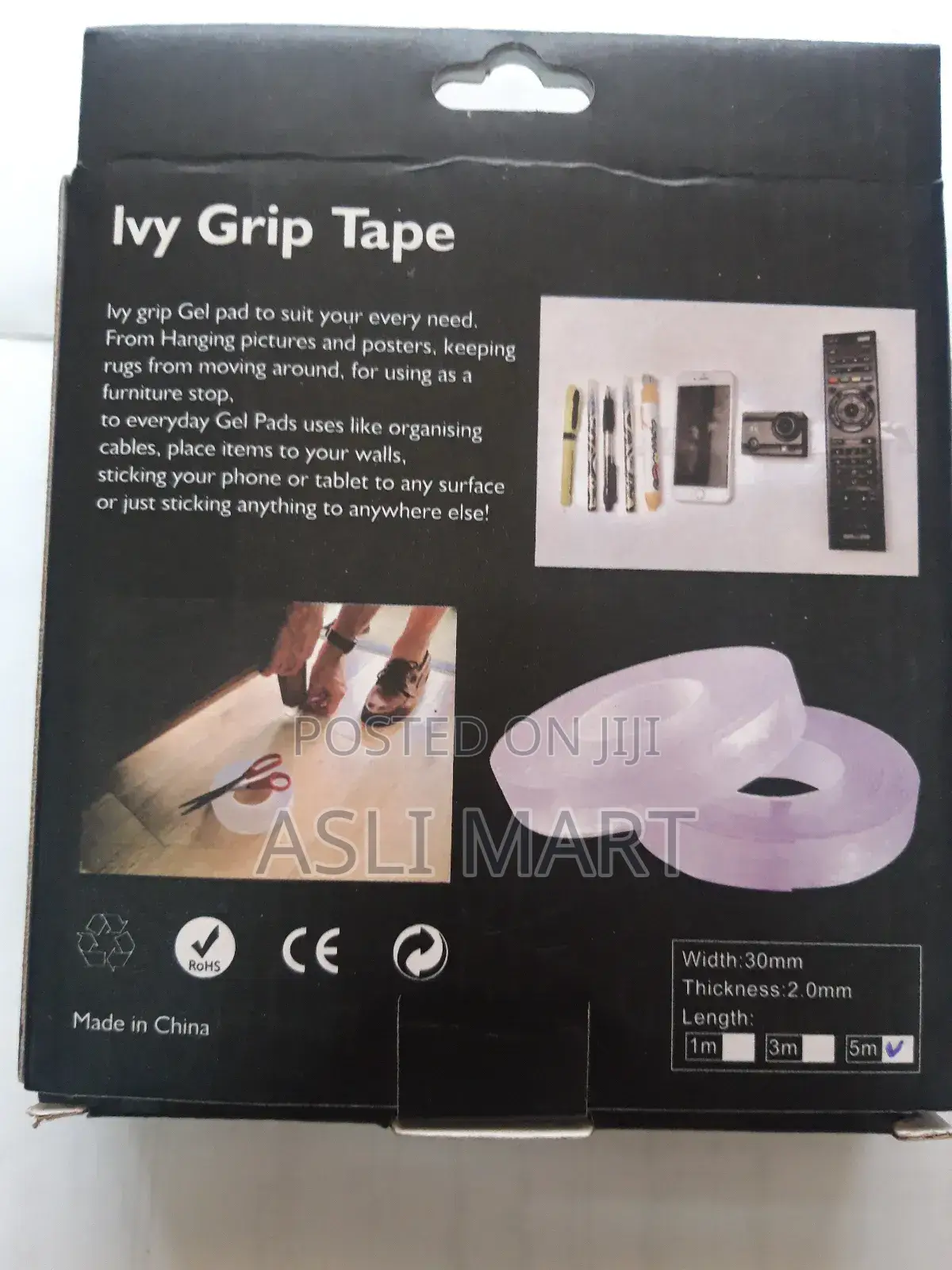 Reusable Convenience Lvy Grip Tape