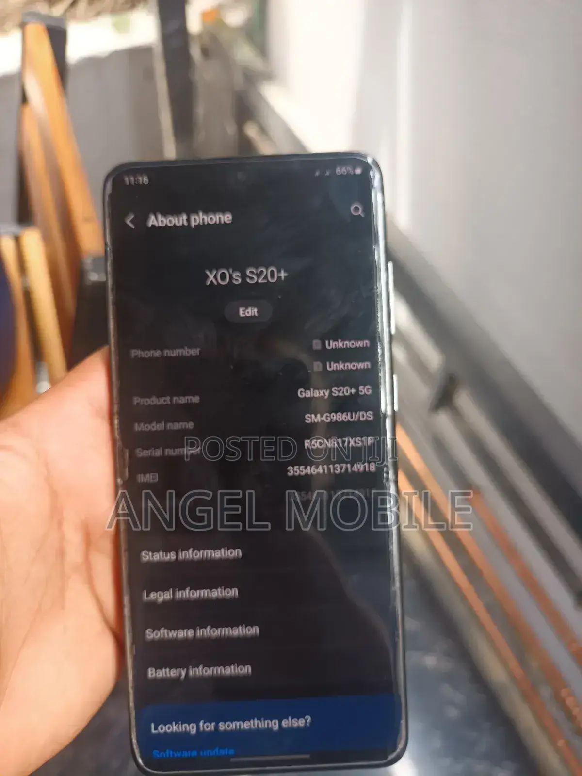 Samsung Galaxy S20+ 128 GB Black