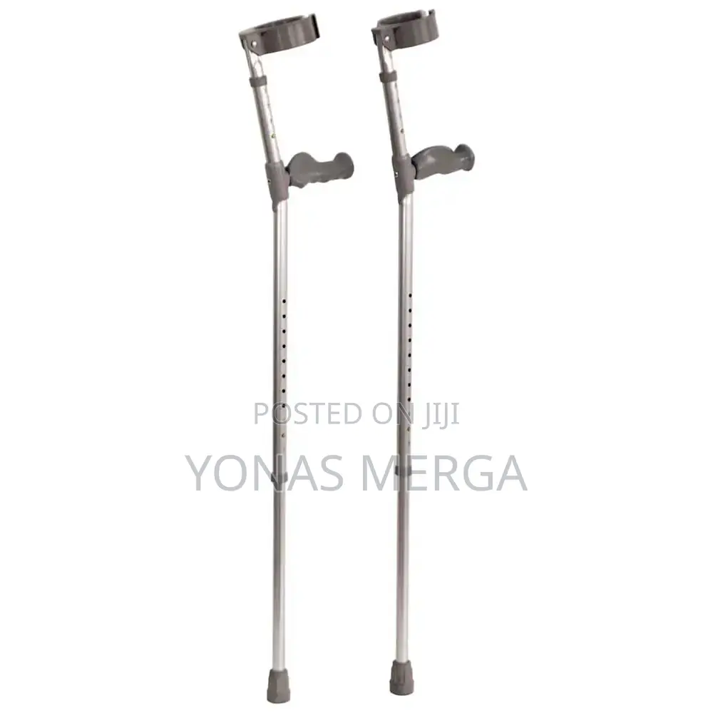 Aluminium E002 Double Adjustable Elbow Crutch With Soft Feel