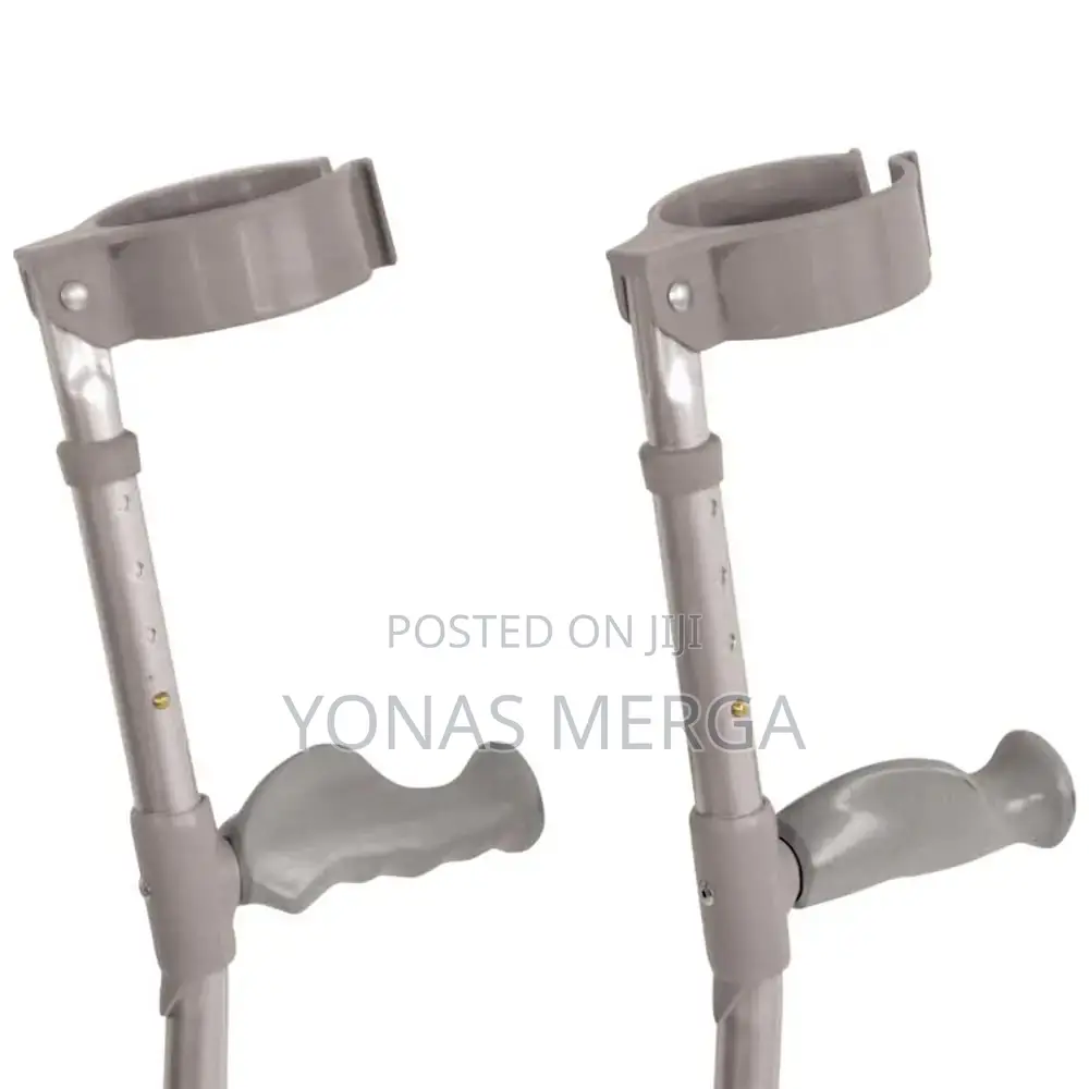 Aluminium E002 Double Adjustable Elbow Crutch With Soft Feel