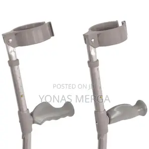 Aluminium E002 Double Adjustable Elbow Crutch With Soft Feel