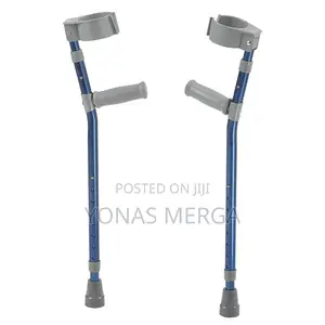 Photo - Rubber Handles, Comfortable, Non-Slip Crutches for Adults