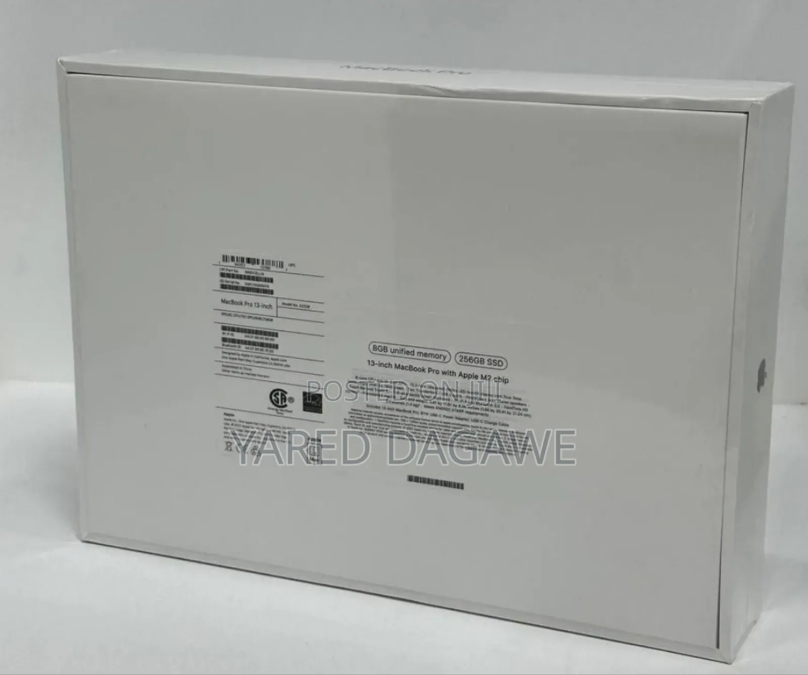 New Laptop Apple MacBook Pro 2022 M2 8GB Apple M2 SSD 256GB