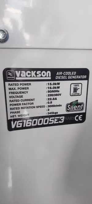 Vackson 16kw Generator